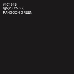 #1C191B - Rangoon Green Color Image